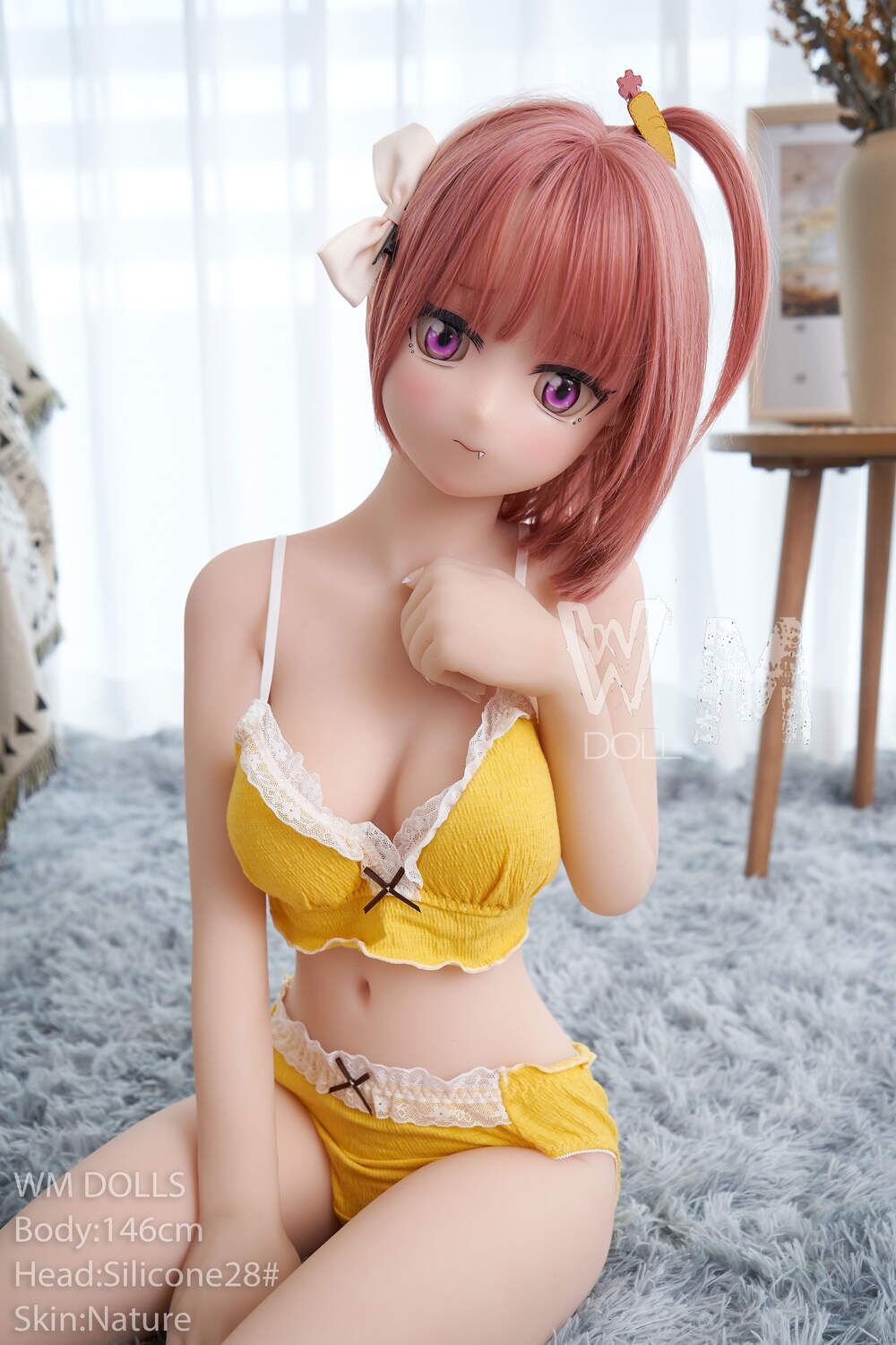 WMDOLL #28 美和 146cm 可愛い シリコンヘッド＋TPEボディ ラブドール良乳